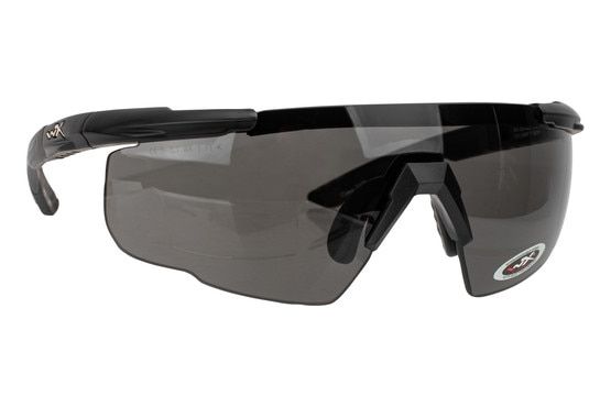 Wiley X Saber Advanced Glasses with Grey/Clear/Rust 3 Lens Kit and Matte Black Frame